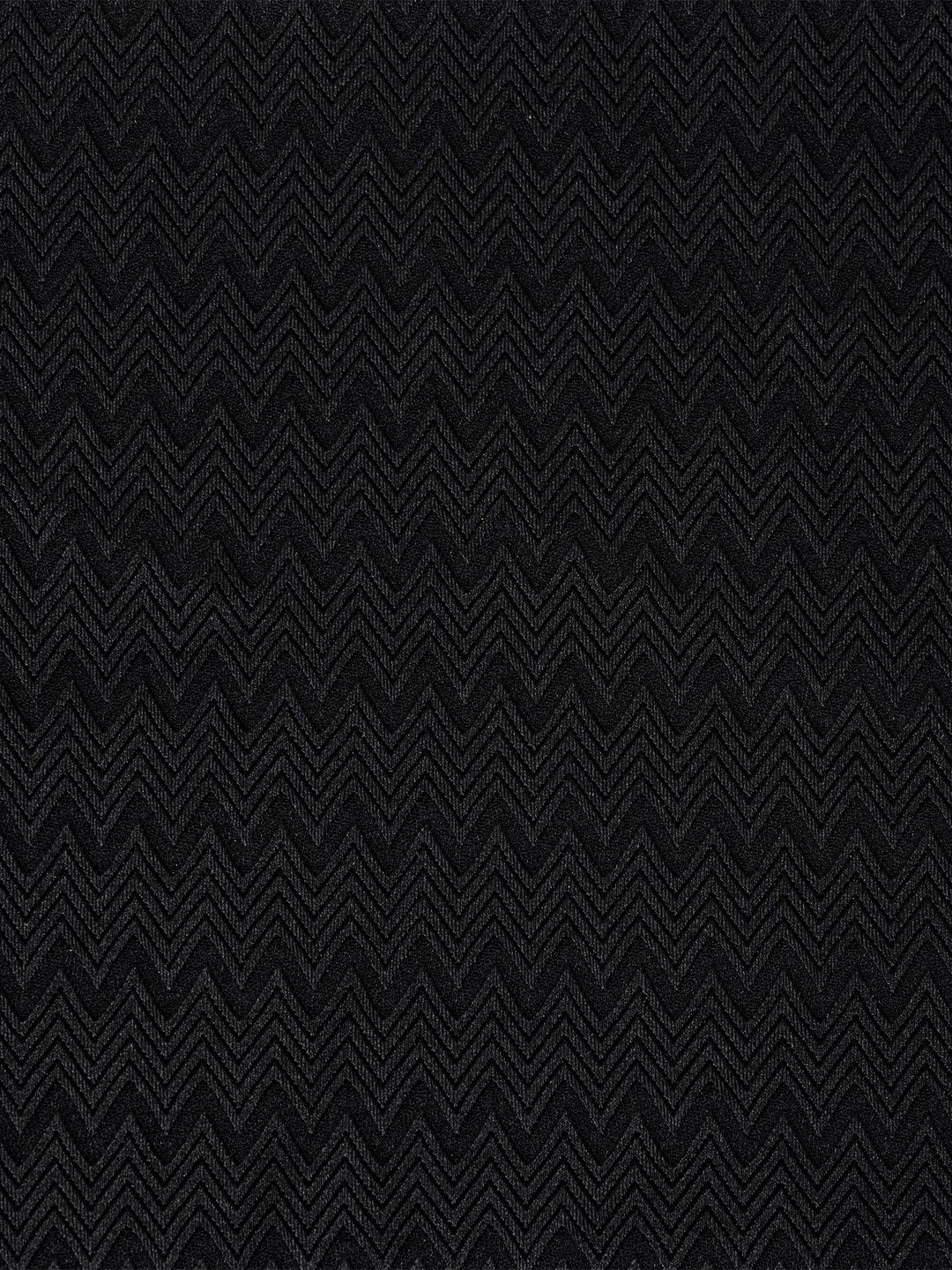 Black Zig Zag Cheeky Double Face Tie Side Bottom