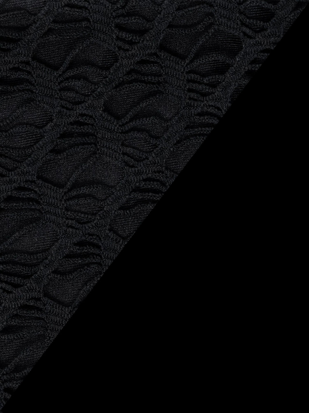 Black Overlay Twin Triangle Top-Rhyle Swim