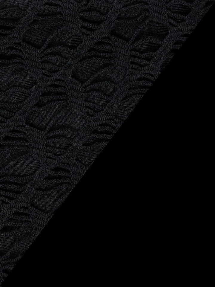 Black Overlay Twin Triangle Top-Rhyle Swim
