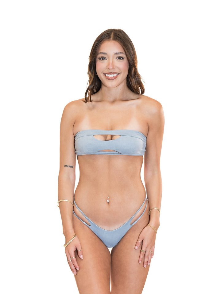 Boho Nile 2-Slit Bandeau Top