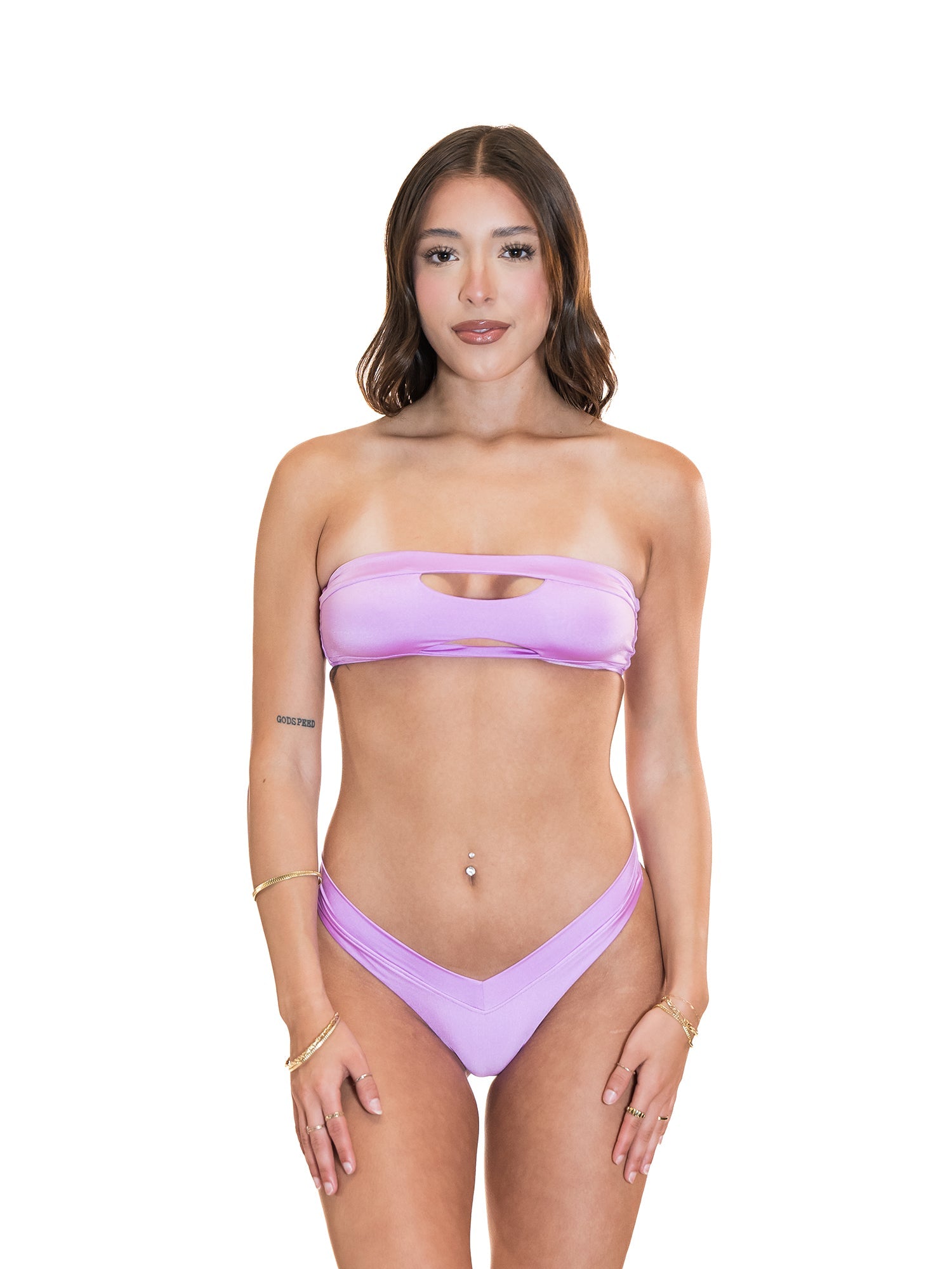 Orchid 2-Slit Bandeau Top