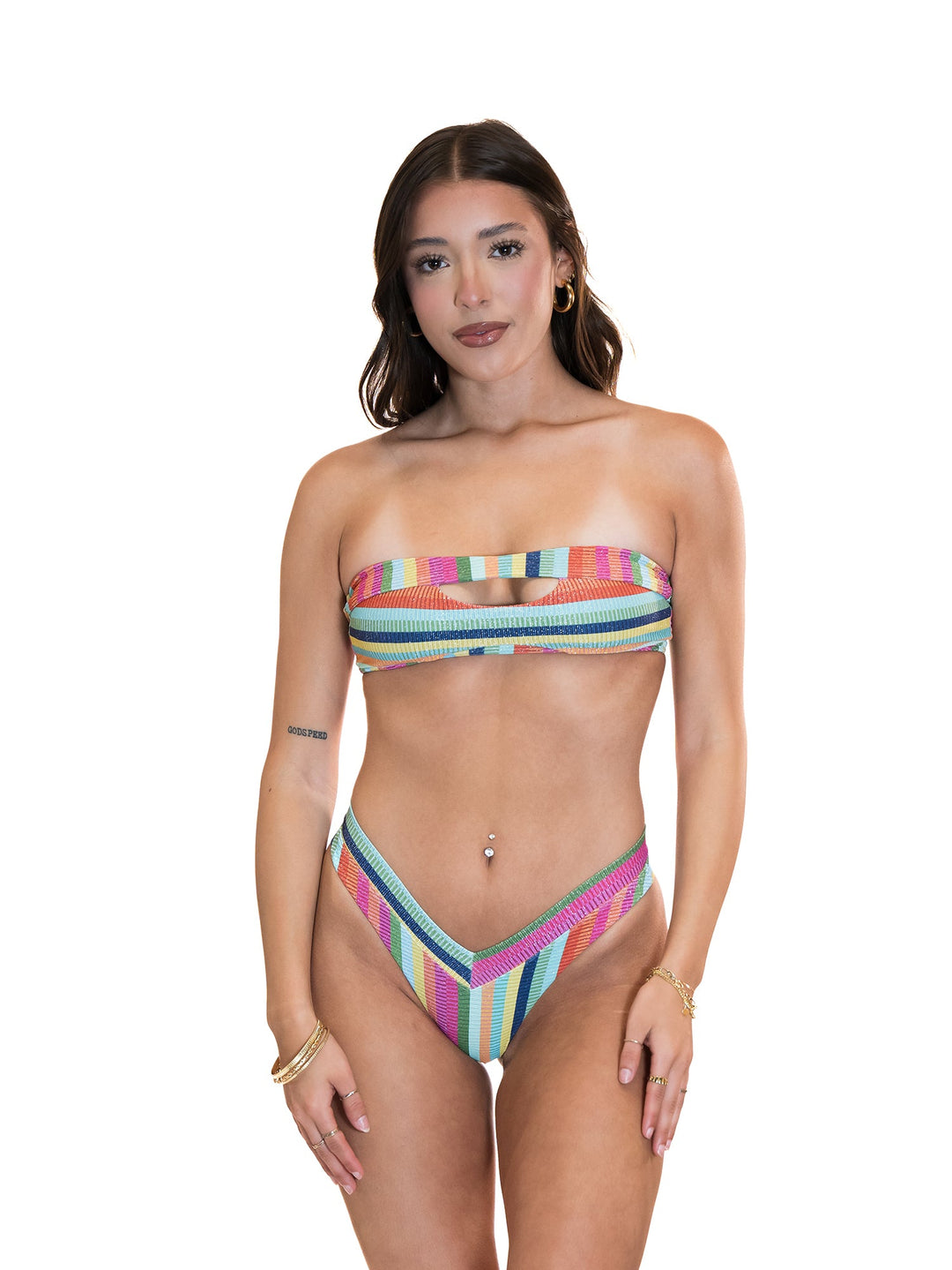 Rainbow Sparkle V Front Bottom