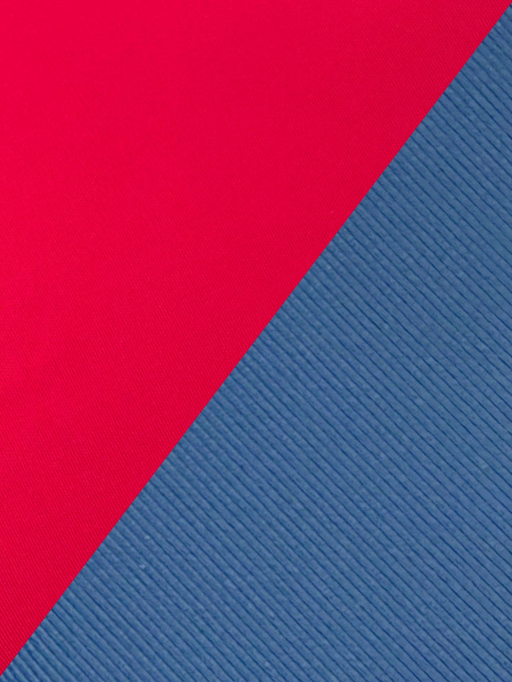 Red/Blueberry Cut Out Triangle Top-Rhyle Swim